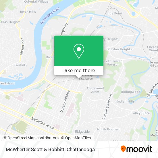 McWherter Scott & Bobbitt map