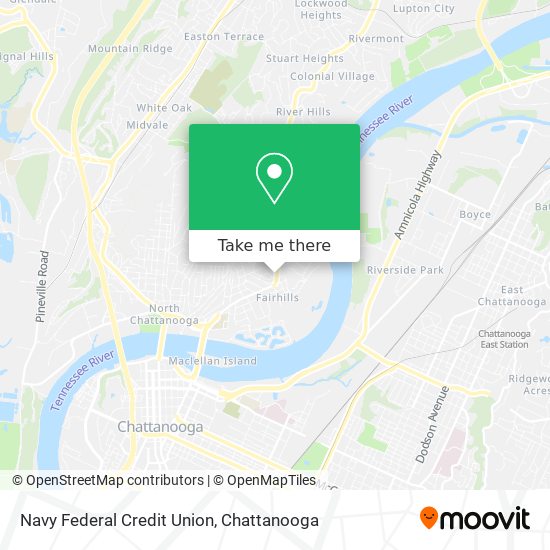 Mapa de Navy Federal Credit Union