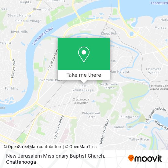 New Jerusalem Missionary Baptist Church map