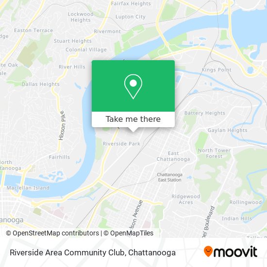 Mapa de Riverside Area Community Club