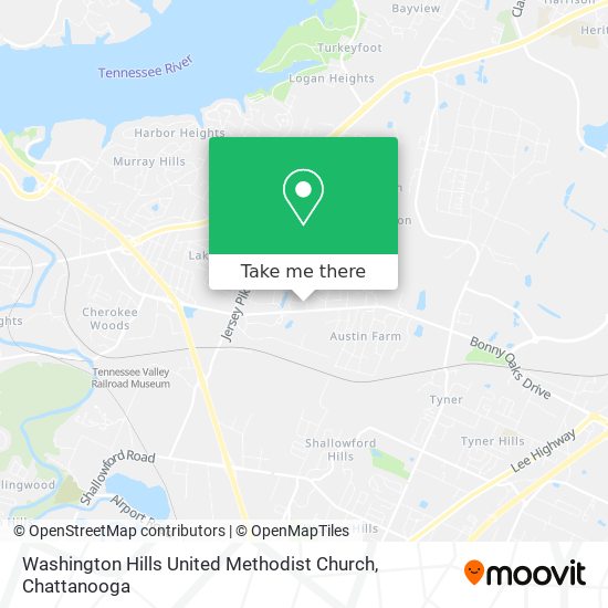 Washington Hills United Methodist Church map