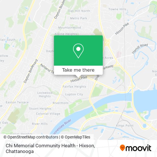 Chi Memorial Community Health - Hixson map