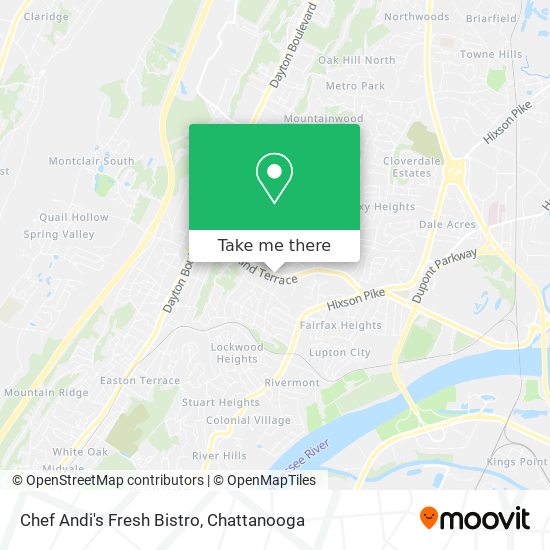 Chef Andi's Fresh Bistro map