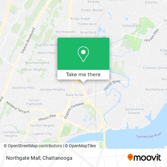 Northgate Mall map