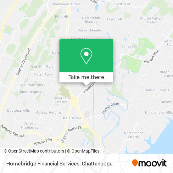 Homebridge Financial Services map