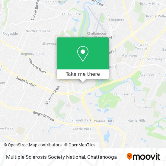 Mapa de Multiple Sclerosis Society National