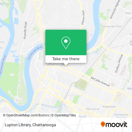 Lupton Library map