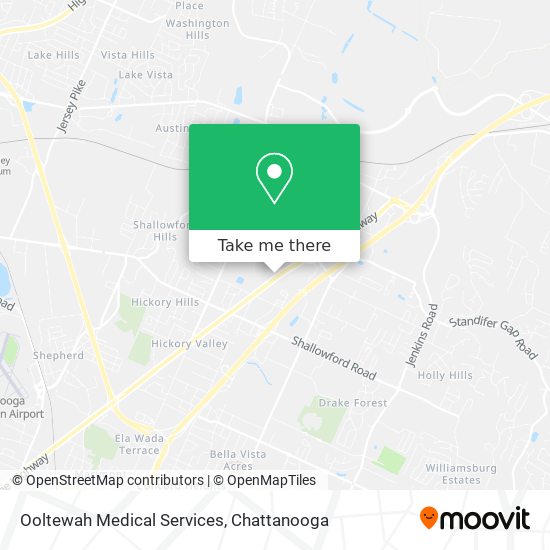 Ooltewah Medical Services map