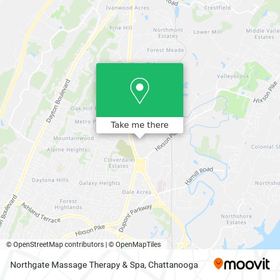 Northgate Massage Therapy & Spa map