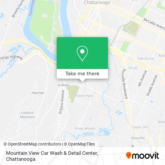 Mountain View Car Wash & Detail Center map