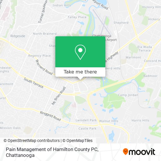 Pain Management of Hamilton County PC map