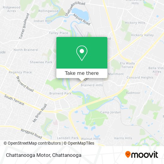 Chattanooga Motor map