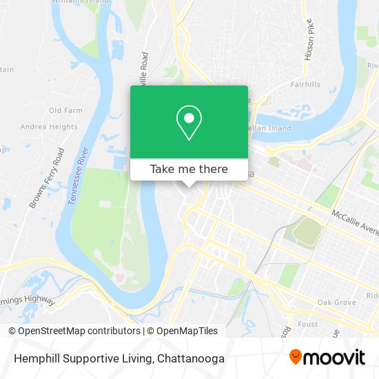 Mapa de Hemphill Supportive Living