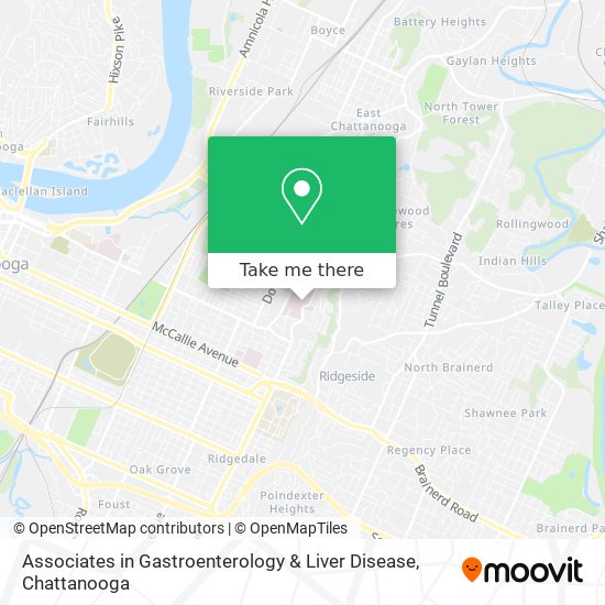 Mapa de Associates in Gastroenterology & Liver Disease