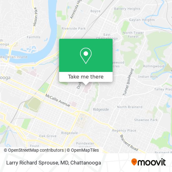 Larry Richard Sprouse, MD map