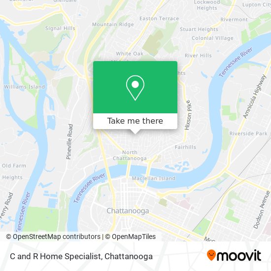 C and R Home Specialist map