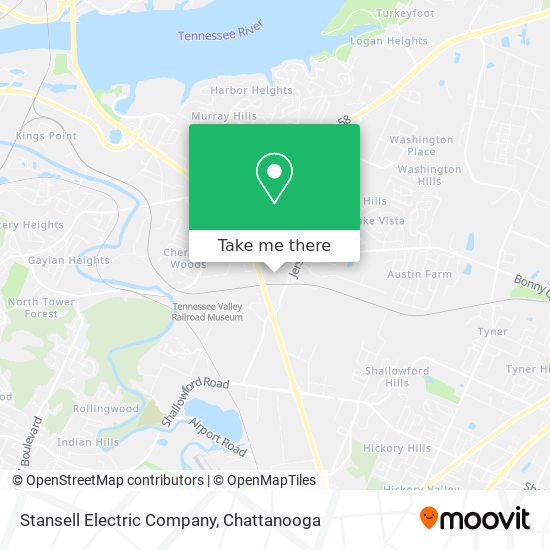 Stansell Electric Company map