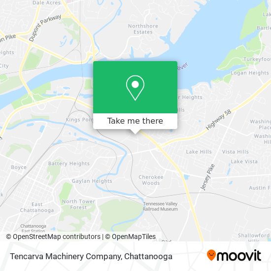 Tencarva Machinery Company map