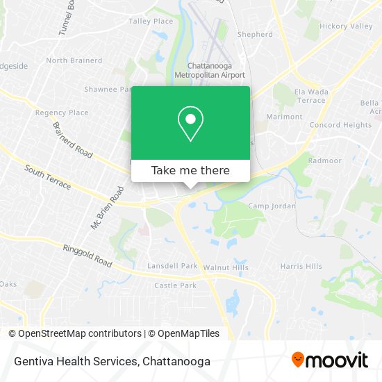 Gentiva Health Services map