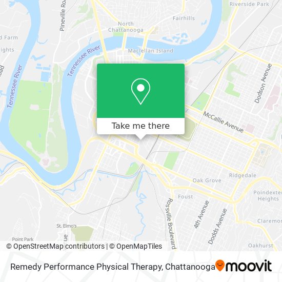 Remedy Performance Physical Therapy map