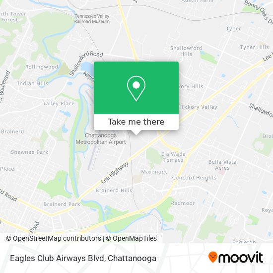Mapa de Eagles Club Airways Blvd