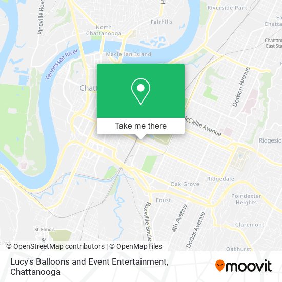 Mapa de Lucy's Balloons and Event Entertainment