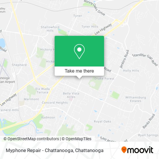 Myphone Repair - Chattanooga map