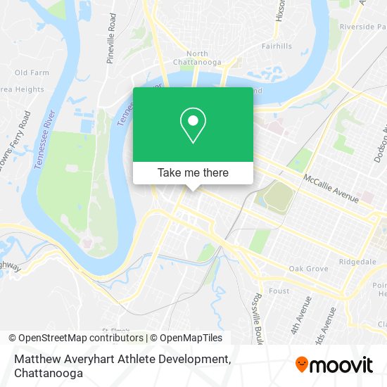 Matthew Averyhart Athlete Development map