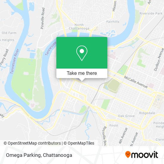 Omega Parking map