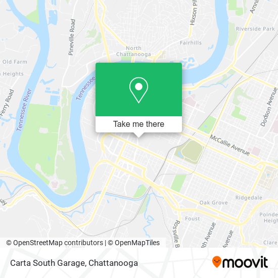 Carta South Garage map