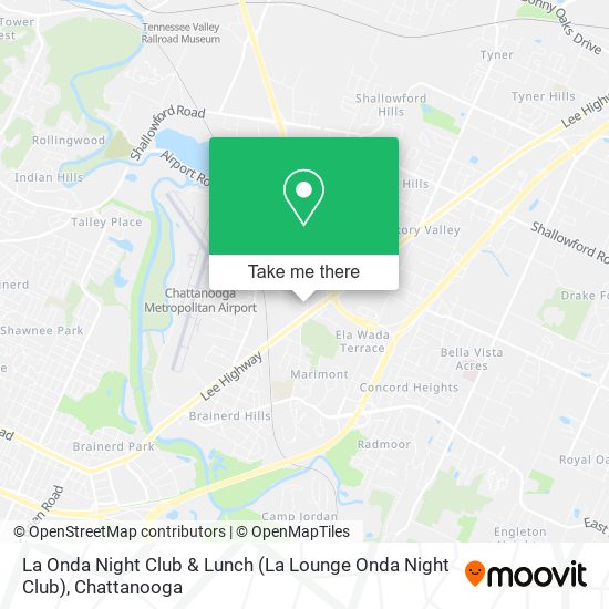 Mapa de La Onda Night Club & Lunch