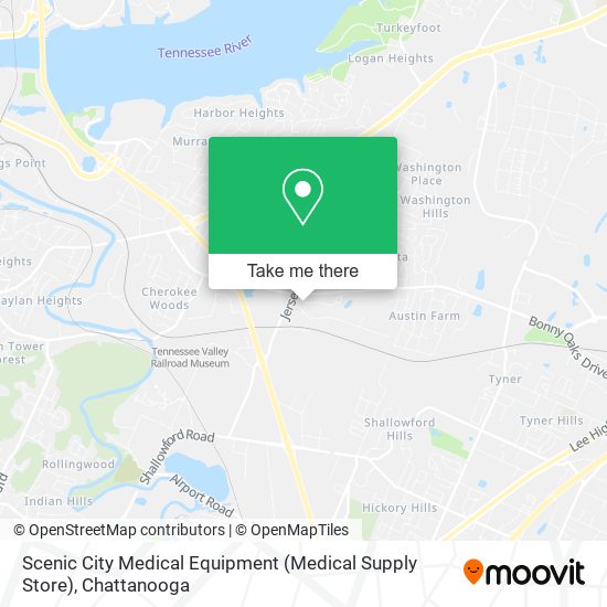 Mapa de Scenic City Medical Equipment (Medical Supply Store)