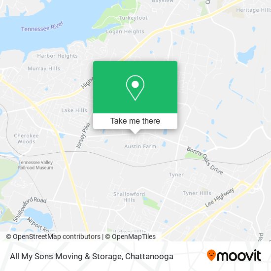 All My Sons Moving & Storage map