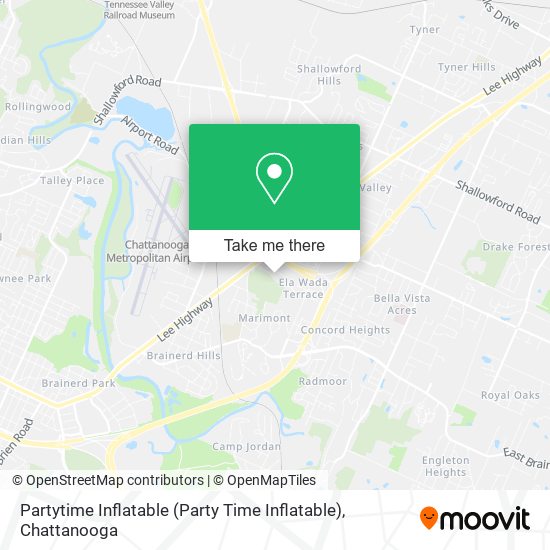 Mapa de Partytime Inflatable (Party Time Inflatable)