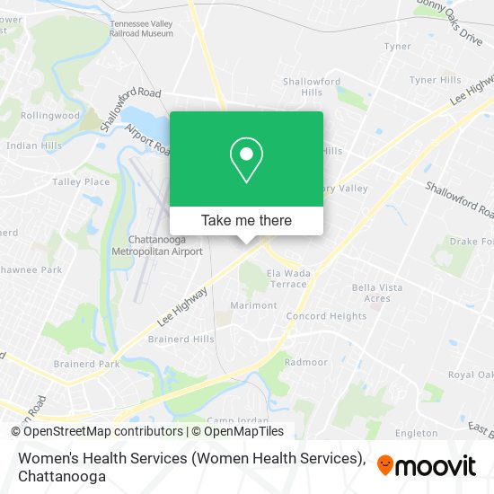 Mapa de Women's Health Services