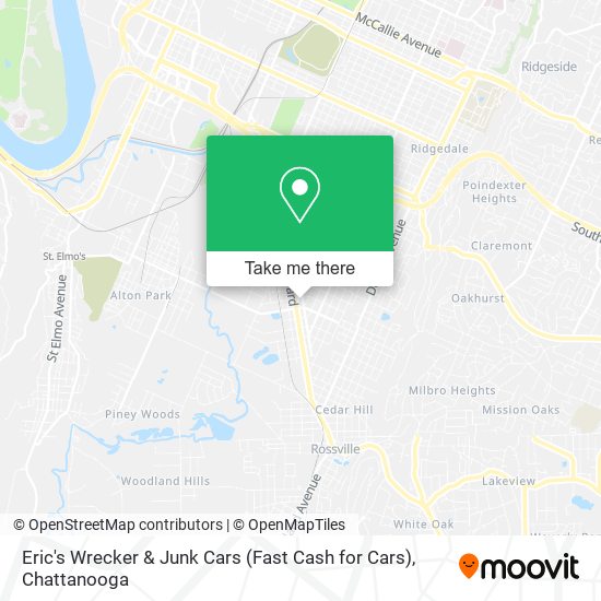 Mapa de Eric's Wrecker & Junk Cars (Fast Cash for Cars)