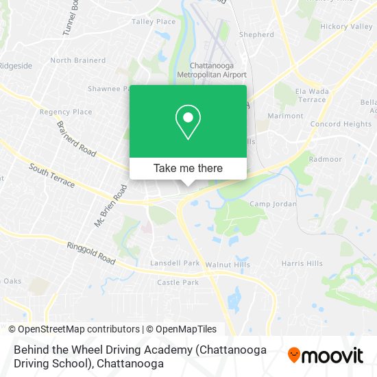 Behind the Wheel Driving Academy (Chattanooga Driving School) map