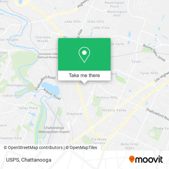 Mapa de USPS