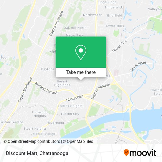 Discount Mart map