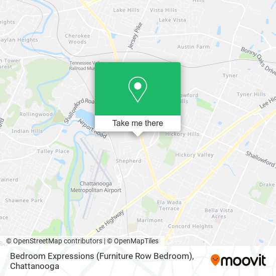 Bedroom Expressions (Furniture Row Bedroom) map