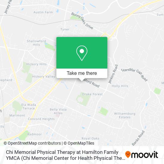 Chi Memorial Physical Therapy at Hamilton Family YMCA map