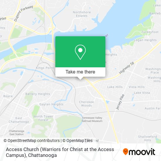 Access Church (Warriors for Christ at the Access Campus) map