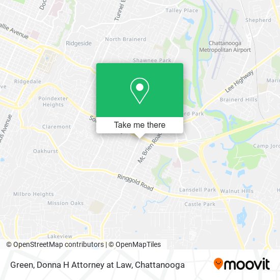 Mapa de Green, Donna H Attorney at Law