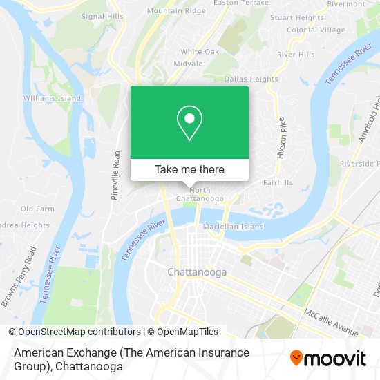 Mapa de American Exchange (The American Insurance Group)