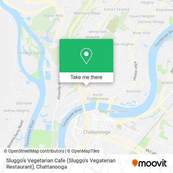 Sluggo's Vegetarian Cafe (Sluggo's Vegaterian Restaurant) map