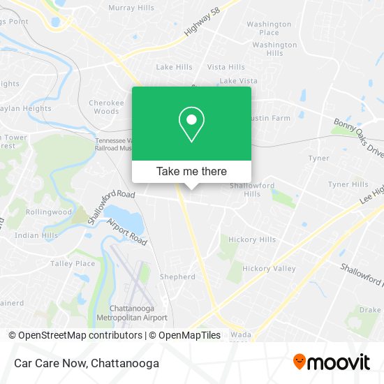 Car Care Now map