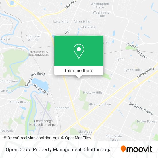 Open Doors Property Management map