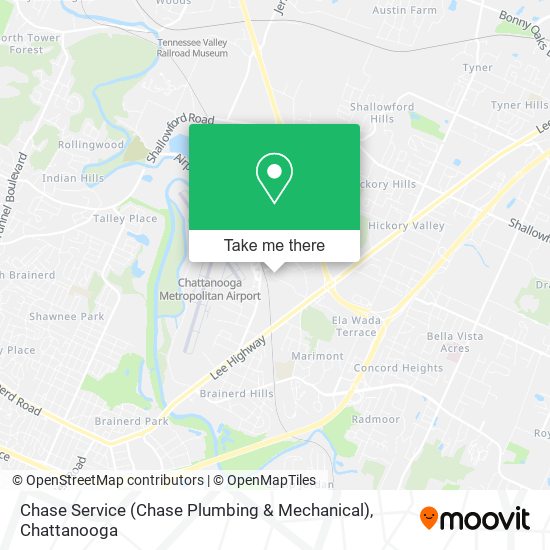 Mapa de Chase Service (Chase Plumbing & Mechanical)