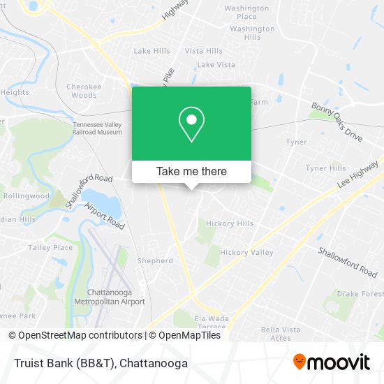 Truist Bank (BB&T) map