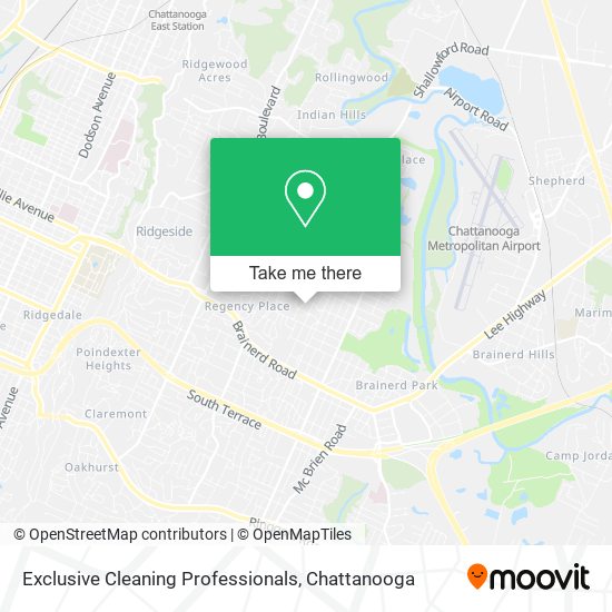 Exclusive Cleaning Professionals map